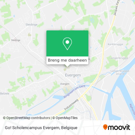 Go! Scholencampus Evergem kaart