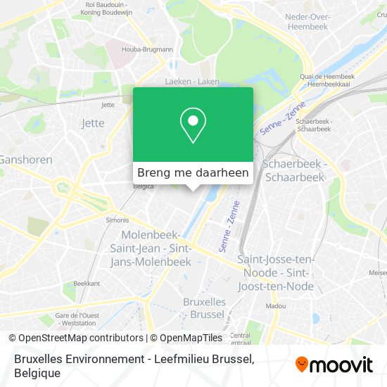 Bruxelles Environnement - Leefmilieu Brussel kaart