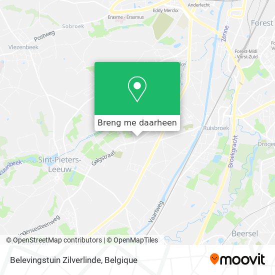 Belevingstuin Zilverlinde kaart