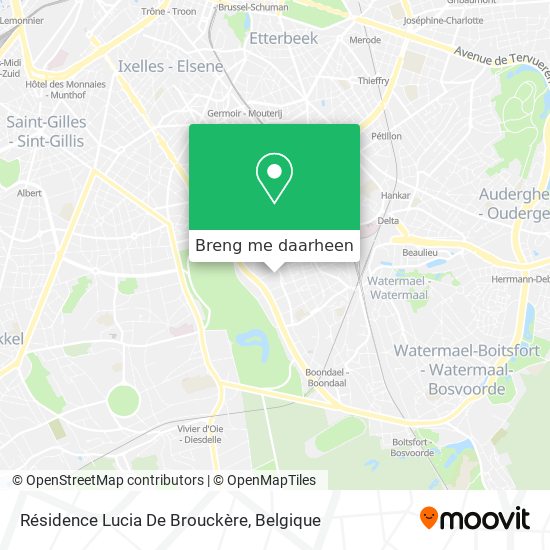 Résidence Lucia De Brouckère kaart