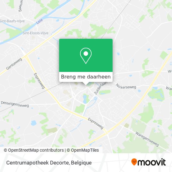 Centrumapotheek Decorte kaart