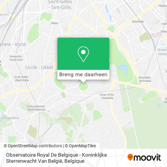 Observatoire Royal De Belgique - Koninklijke Sterrenwacht Van België kaart