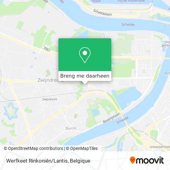 Werfkeet Rinkoniên/Lantis kaart