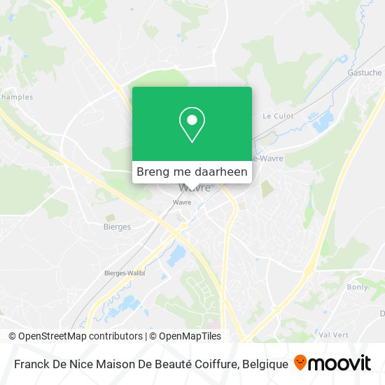 Franck De Nice Maison De Beauté Coiffure kaart