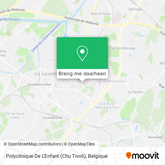 Polyclinique De L'Enfant (Chu Tivoli) kaart