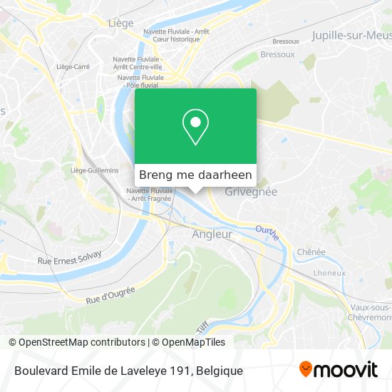 Boulevard Emile de Laveleye 191 kaart