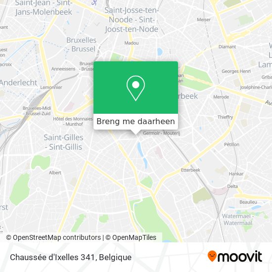 Chaussée d'Ixelles 341 kaart