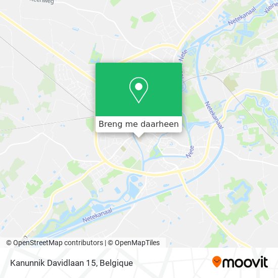Kanunnik Davidlaan 15 kaart