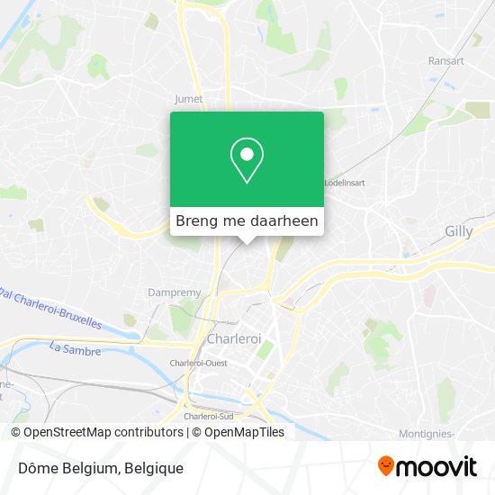 Dôme Belgium kaart