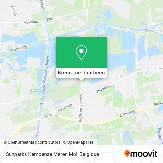 Sunparks Kempense Meren Mol kaart