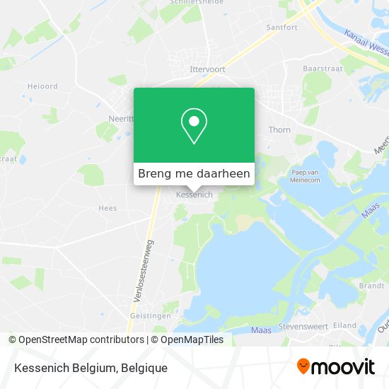 Kessenich Belgium kaart