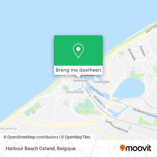 Harbour Beach Ostend kaart