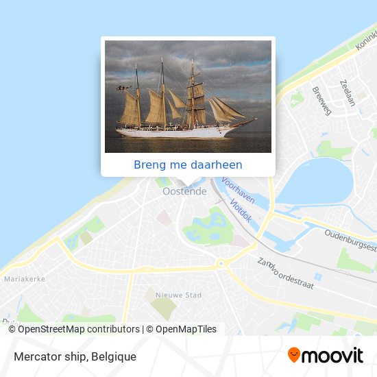 Mercator ship kaart