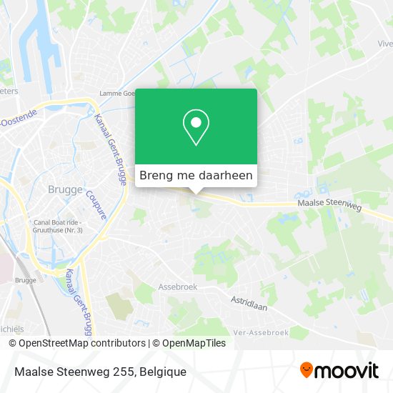 Maalse Steenweg 255 kaart