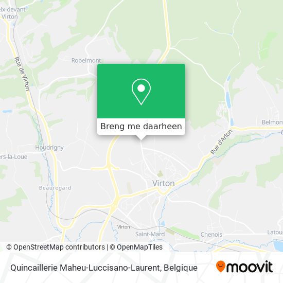 Quincaillerie Maheu-Luccisano-Laurent kaart