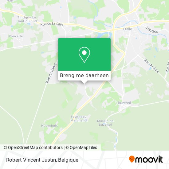 Robert Vincent Justin kaart