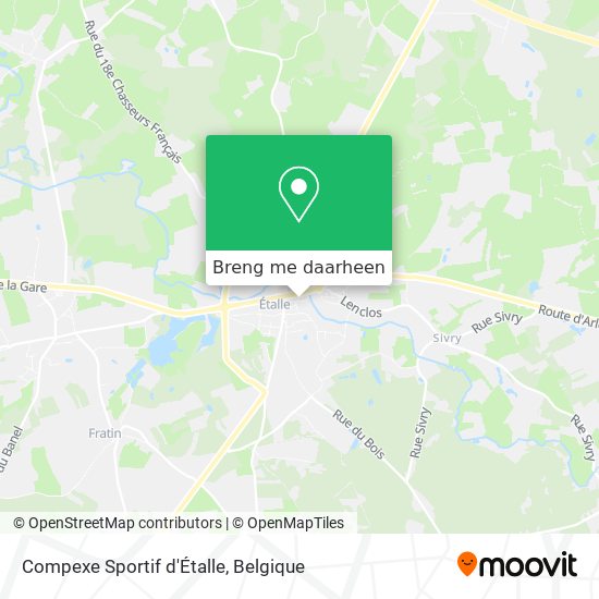 Compexe Sportif d'Étalle kaart