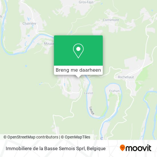 Immobiliere de la Basse Semois Sprl kaart