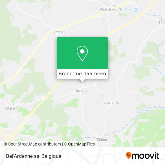 Bel'Ardenne sa kaart