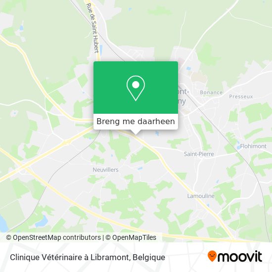 Clinique Vétérinaire à Libramont kaart