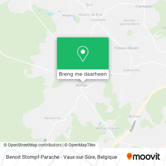 Benoit Stompf-Parache - Vaux-sur-Sûre kaart