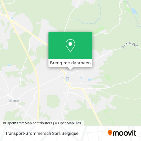 Transport-Grommersch Sprl kaart