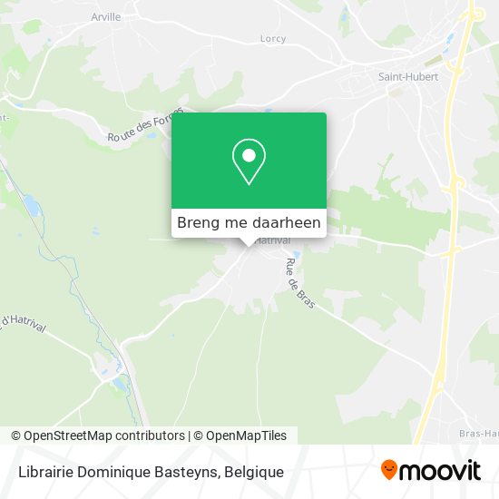 Librairie Dominique Basteyns kaart