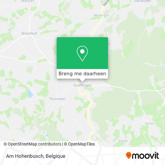 Am Hohenbusch kaart