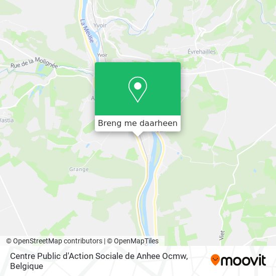 Centre Public d'Action Sociale de Anhee Ocmw kaart