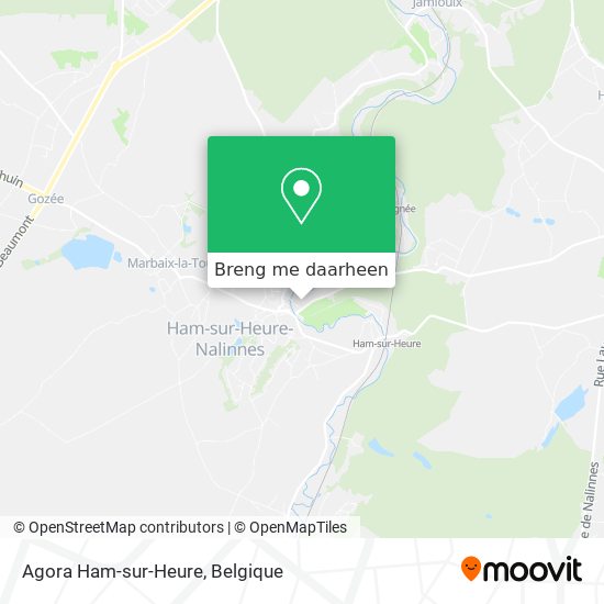 Agora Ham-sur-Heure kaart