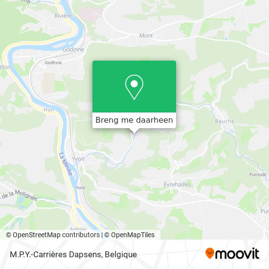 M.P.Y.-Carrières Dapsens kaart