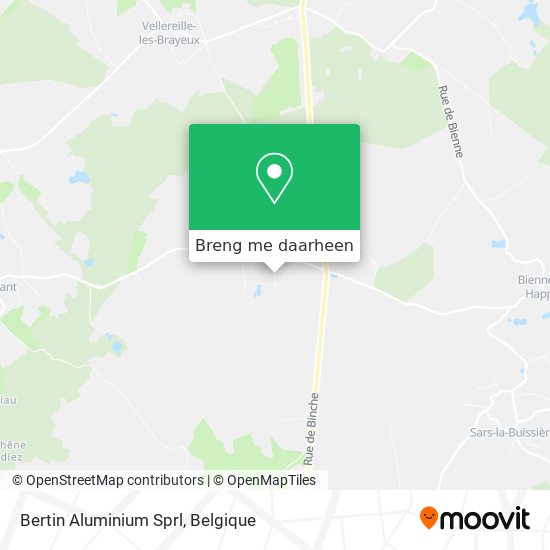 Bertin Aluminium Sprl kaart