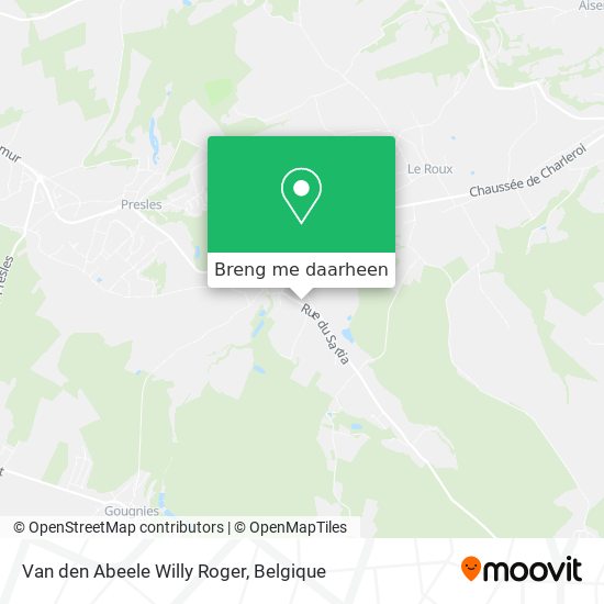 Van den Abeele Willy Roger kaart