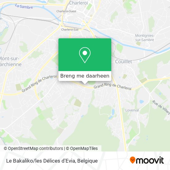 Le Bakaliko/les Délices d'Evia kaart