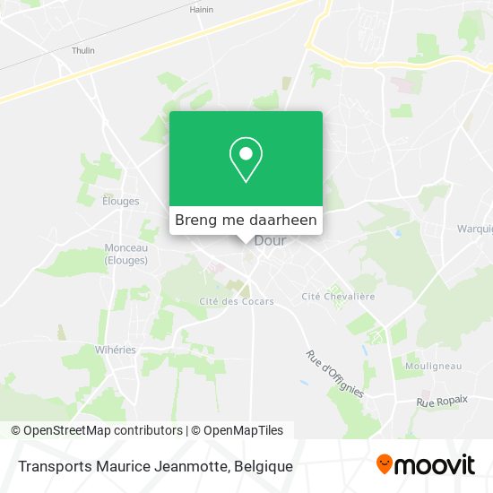 Transports Maurice Jeanmotte kaart