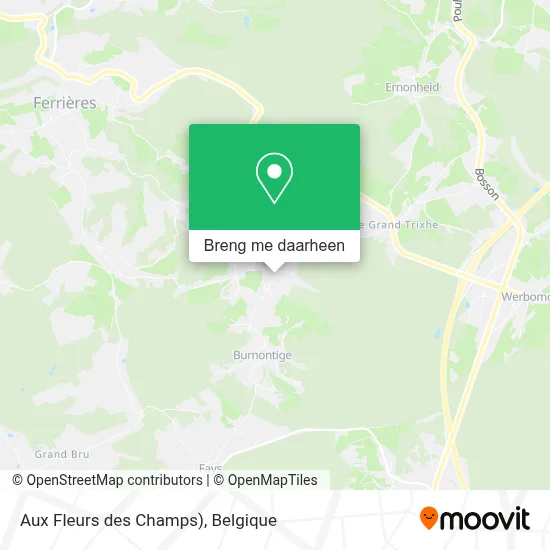 Aux Fleurs des Champs) kaart