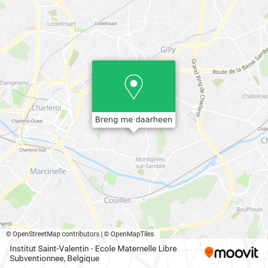 Institut Saint-Valentin - Ecole Maternelle Libre Subventionnee kaart