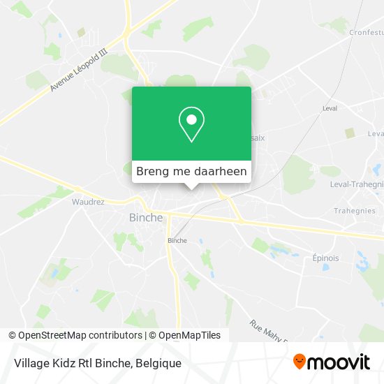 Village Kidz Rtl Binche kaart