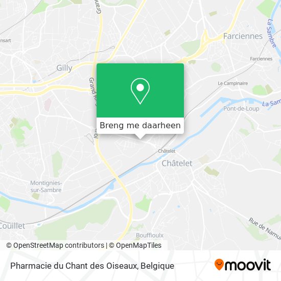 Pharmacie du Chant des Oiseaux kaart