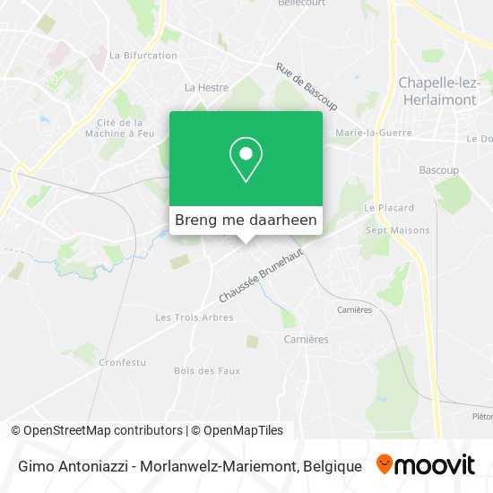 Gimo Antoniazzi - Morlanwelz-Mariemont kaart