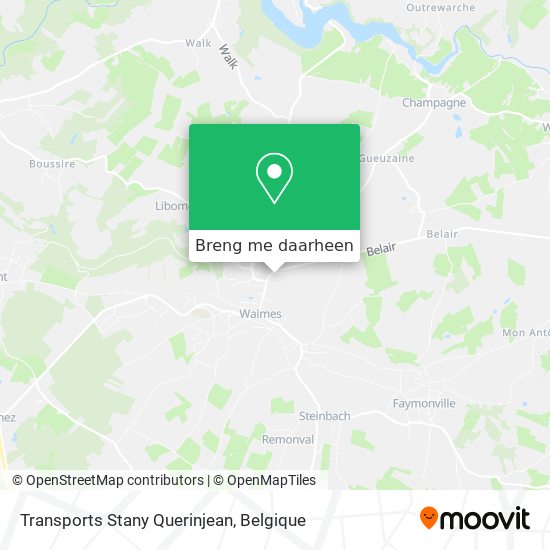 Transports Stany Querinjean kaart