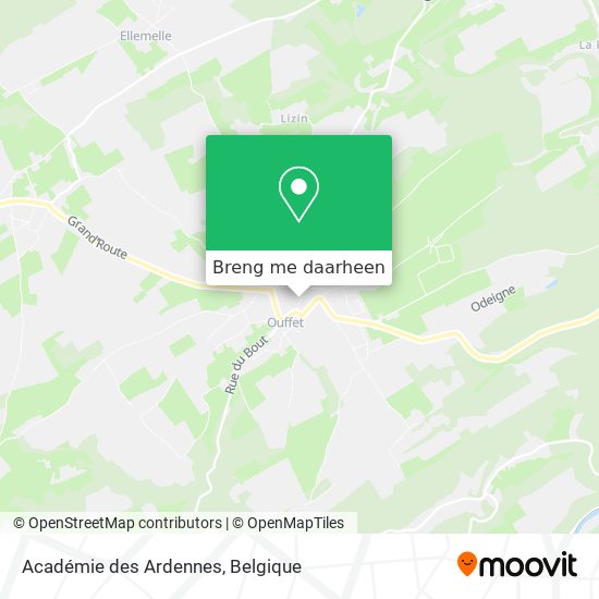 Académie des Ardennes kaart