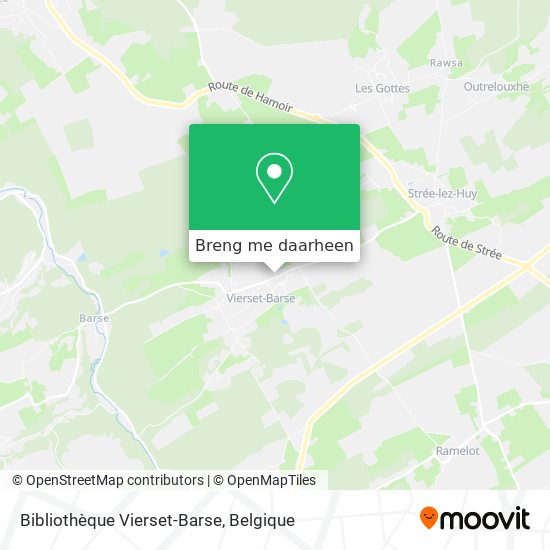 Bibliothèque Vierset-Barse kaart