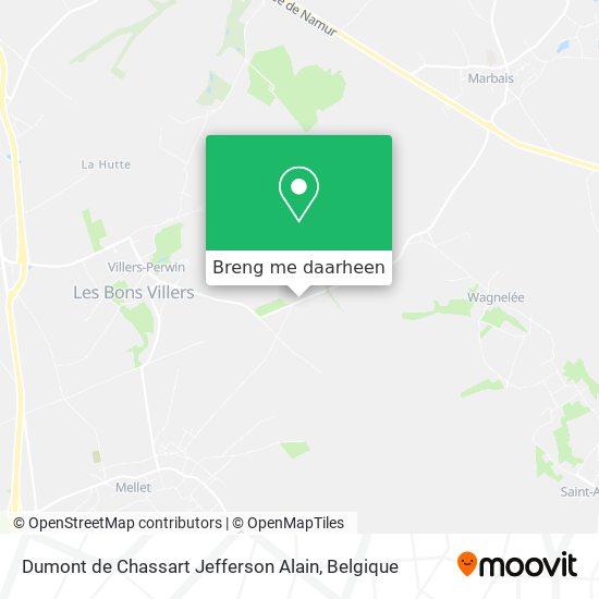 Dumont de Chassart Jefferson Alain kaart