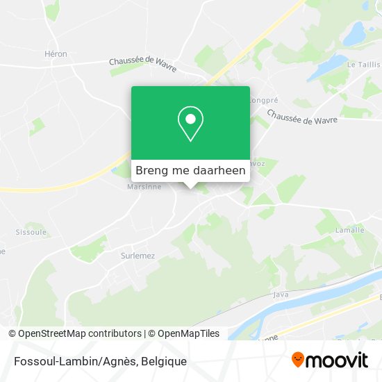 Fossoul-Lambin/Agnès kaart