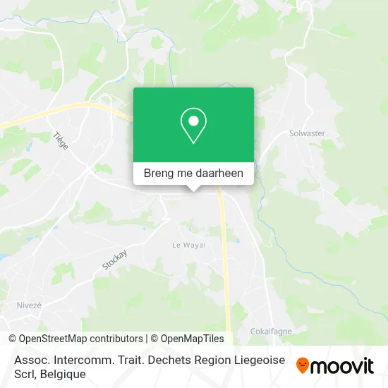 Assoc. Intercomm. Trait. Dechets Region Liegeoise Scrl kaart