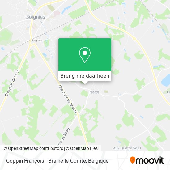 Coppin François - Braine-le-Comte kaart