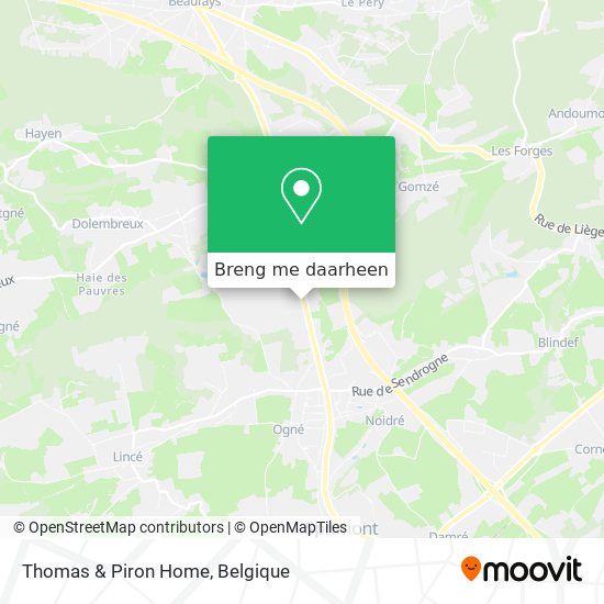 Thomas & Piron Home kaart