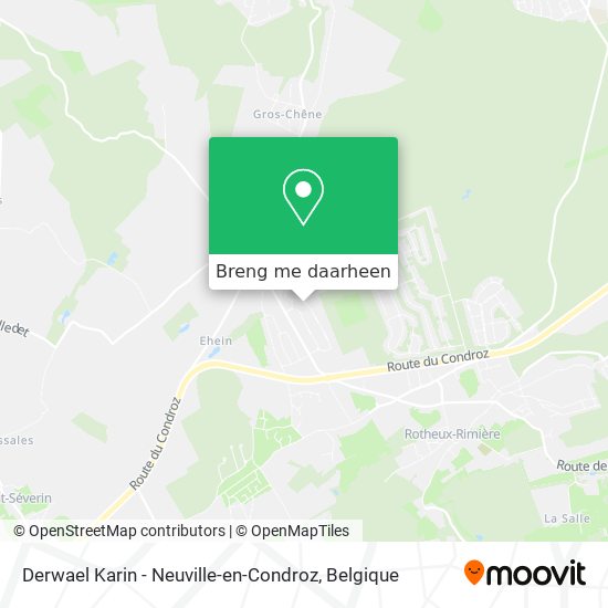 Derwael Karin - Neuville-en-Condroz kaart