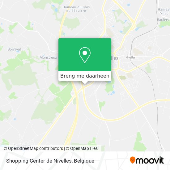 Shopping Center de Nivelles kaart